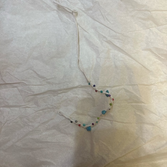 ***Never Worn***‎ ANKLET with pieces of Turquoise - Picture 3 of 3
